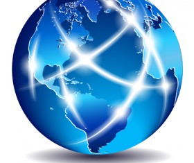 Modern Background with globe elements vector 05