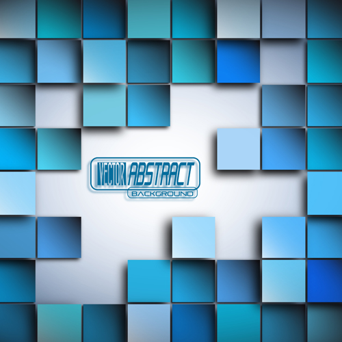 Concept Background with squares 01 vector