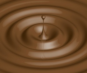 Vector Chocolate drops background 01