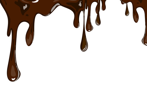 Vector Chocolate drops background 02