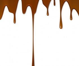 Vector Chocolate drops background 05