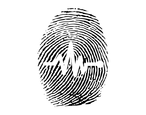 Different Fingerprints design elements vector 06