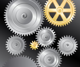 Creative Gears vector background art 02