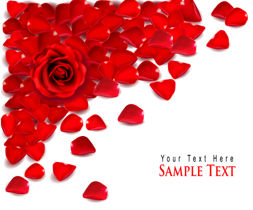 Valentine love backgrounds vector set 09