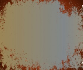 Vector set of Rusted metal texture background 05