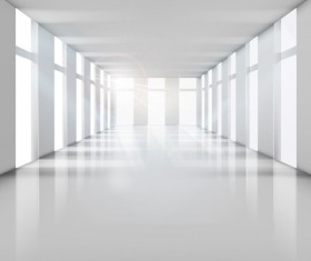 Spacious and bright Windows vector 01