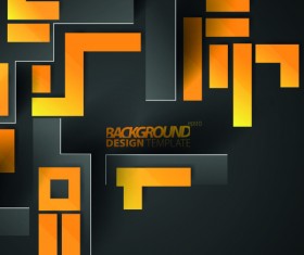 Creative cubes art vector backgrounds 03