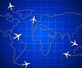 Vector Global Travel design elements set 03