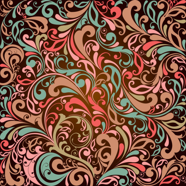 Abstract Decorative pattern vector graphic 01