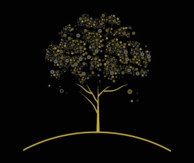 Concept tree design elements vector
