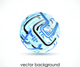 Vector 3D Business background 03