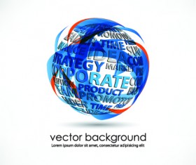 Vector 3D Business background 05