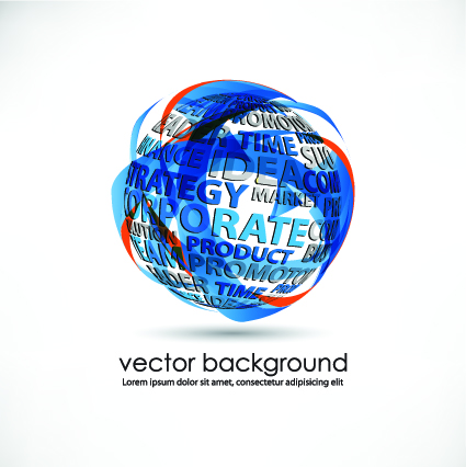 Vector 3D Business background 05