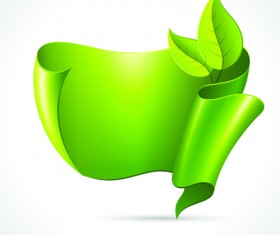 Abstract Ribbons vector background 01