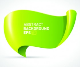 Abstract Ribbons vector background 02