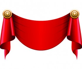 Abstract Ribbons vector background 04