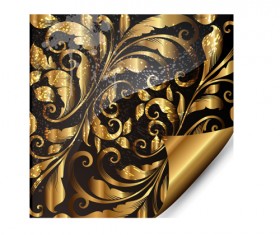 Retro Floral Vector Templates art set 04