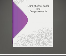 Vector Blank sheet of paper design elements 01