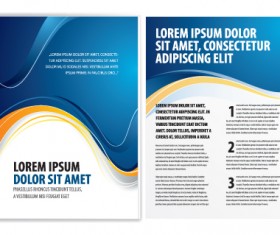 Commonly Business brochure cover design vector 01