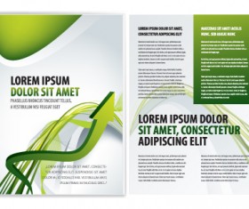 Commonly Business brochure cover design vector 02