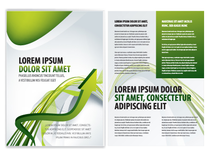 Commonly Business brochure cover design vector 02