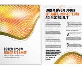 Commonly Business brochure cover design vector 03