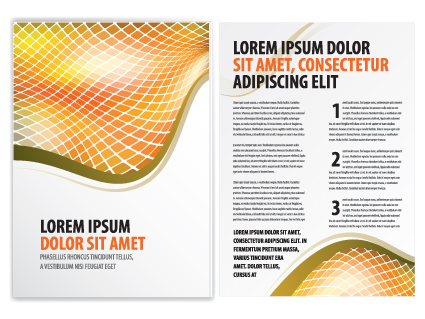 Commonly Business brochure cover design vector 03