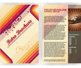 Commonly Business brochure cover design vector 04