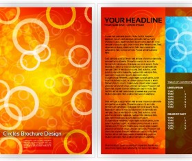 Commonly Business brochure cover design vector 05