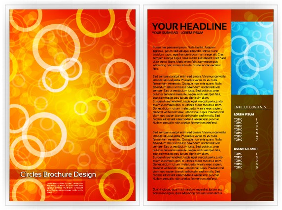 Commonly Business brochure cover design vector 05