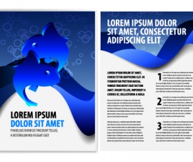 Cover of Business brochure and flyer vector 05