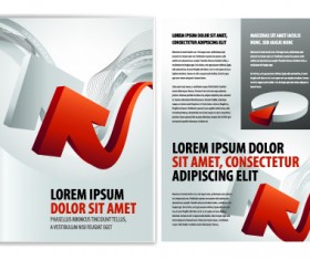 Cover of Business brochure and flyer vector 06