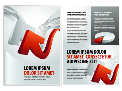 Cover of Business brochure and flyer vector 06
