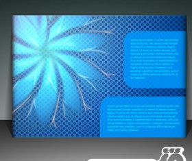 Modern Business letterhead and brochure cover vector 02