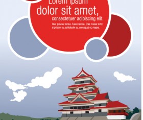 Delicate Business template design vector 04