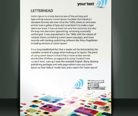 Object Business flyer vector 01