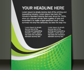 Object Business flyer vector 02