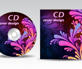 Floral of CD cover design elements 02