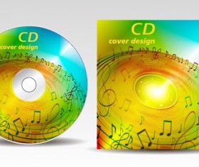 Floral of CD cover design elements 03