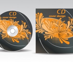 Floral of CD cover design elements 04