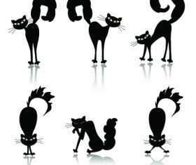 Different Cats vector Illustration 02