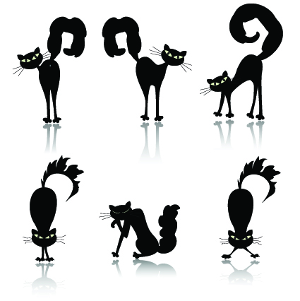 Different Cats vector Illustration 02