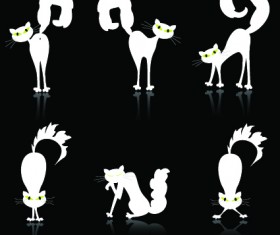 Different Cats vector Illustration 03