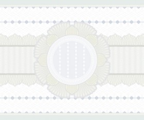 Decorative pattern Certificate Backgrounds vector 03 free download