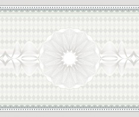 Decorative pattern Certificate Backgrounds vector 03