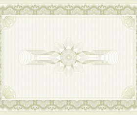 Decorative pattern Certificate Backgrounds vector 05