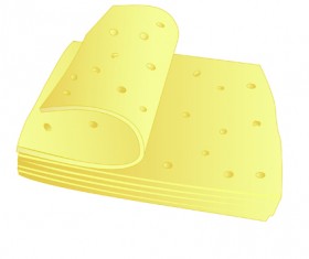 Vector Cheese Design Elements 01