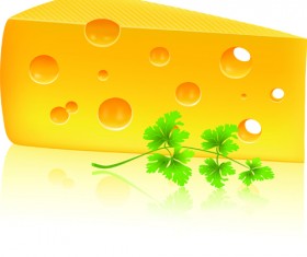 Vector Cheese Design Elements 03