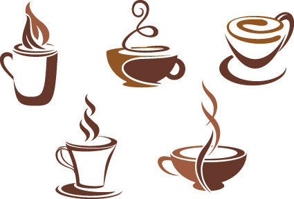Vector Coffee icons design elements 01