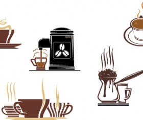 Vector Coffee icons design elements 03